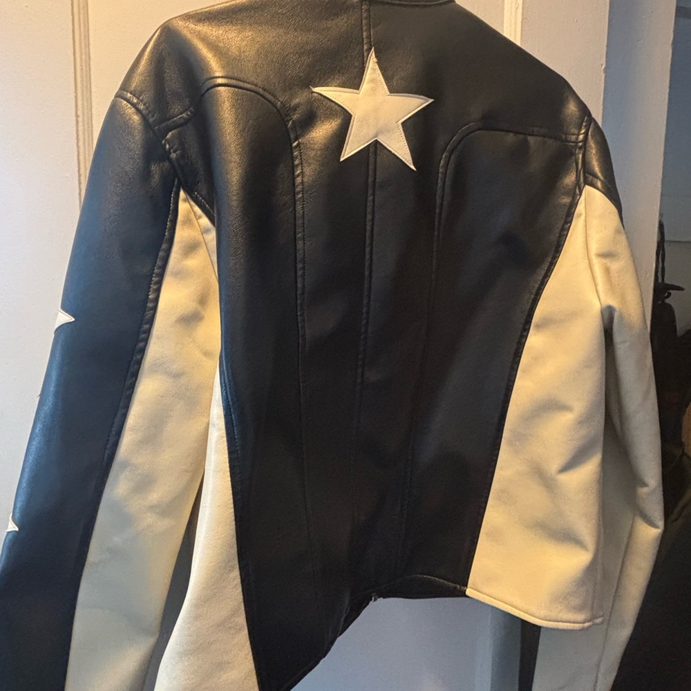 Black and White Star Women's Jacket